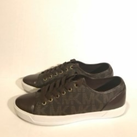 mk brown sneakers